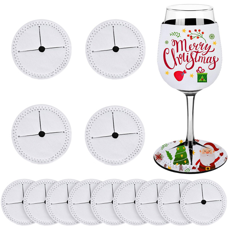 5/10Pcs Sublimation Wine Bottl - огляд і ціна Coaster Sublimation Blank