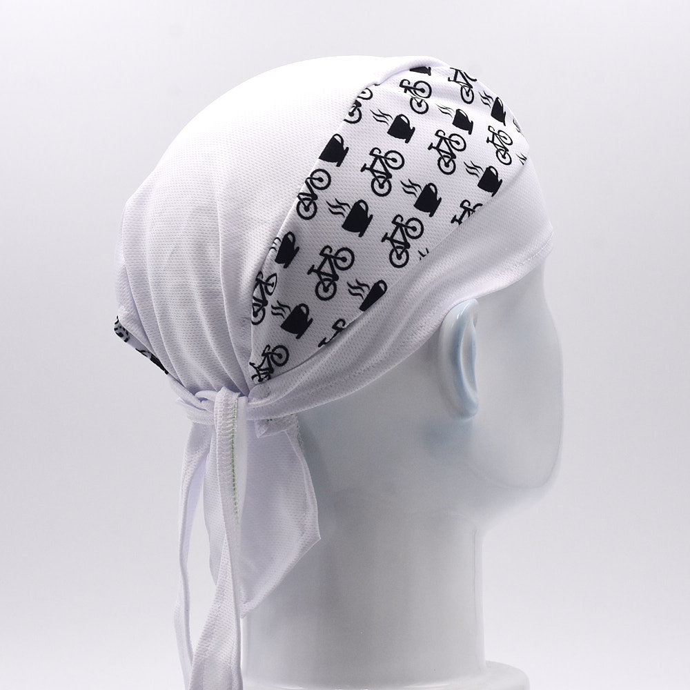 Classic Men White Cycling Cap  - огляд і ціна Bandana Blank White