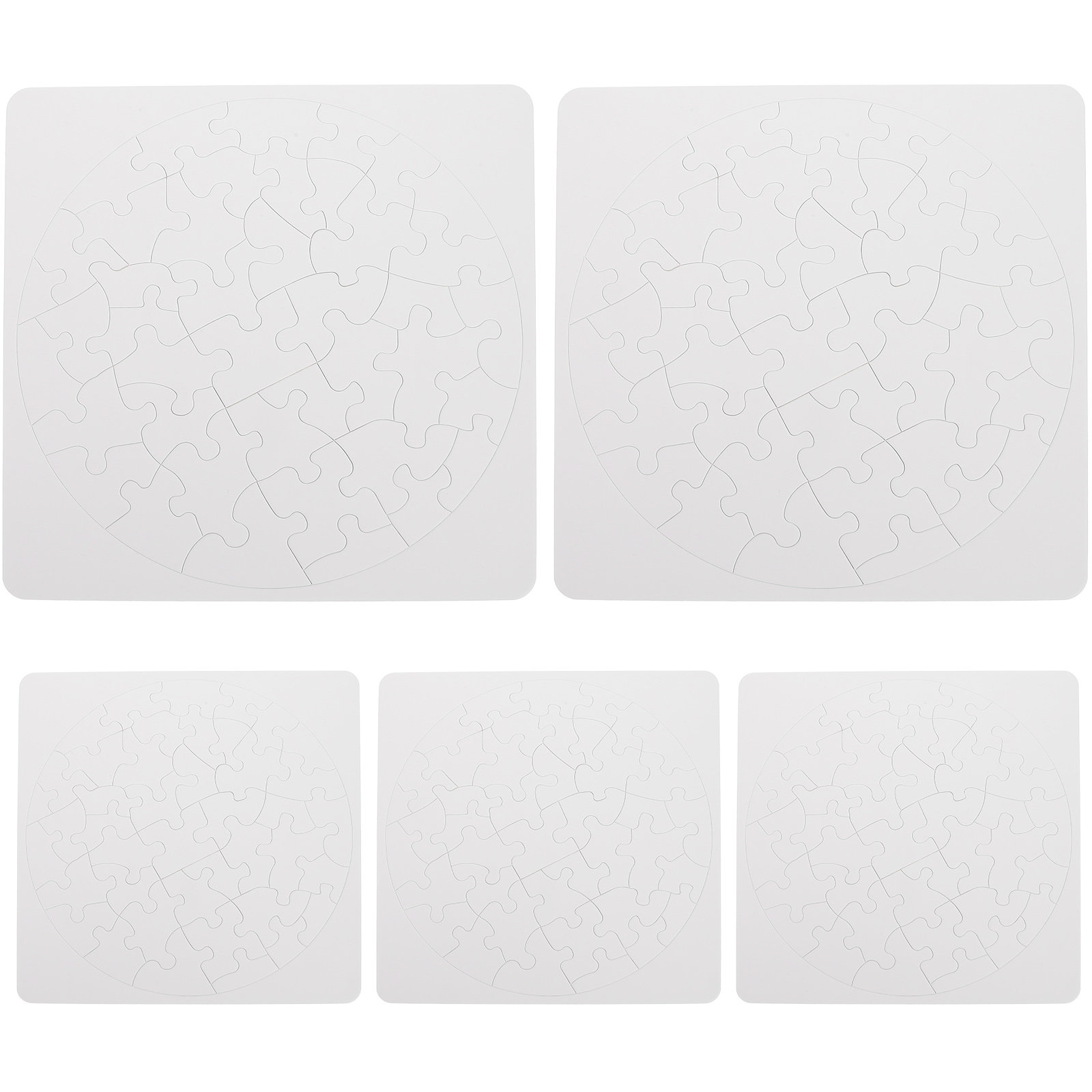 5 Sets Puzzle Sublimation Puzz - огляд і ціна Puzzle Blank White