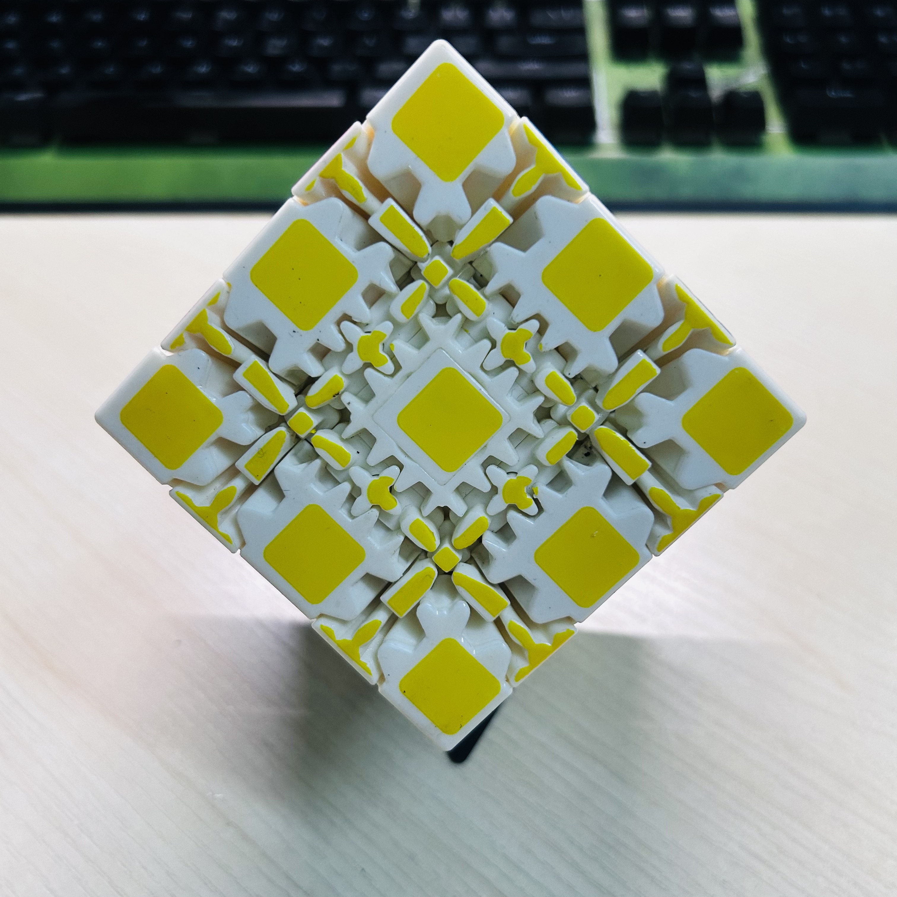 Collection Cube 5x5 Gear Cube  - огляд і ціна Puzzle Blank White