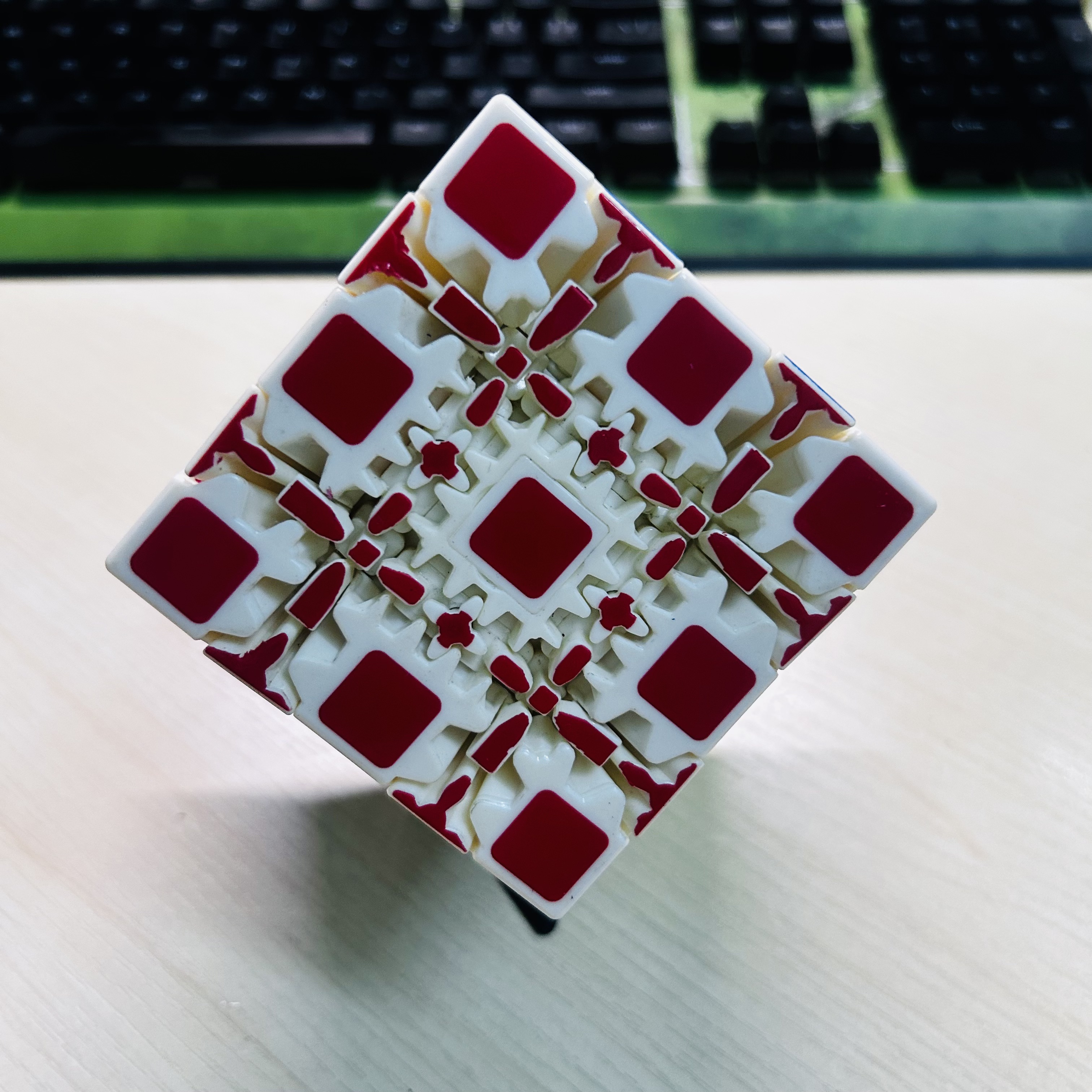 Collection Cube 5x5 Gear Cube  - огляд і ціна Puzzle Blank White