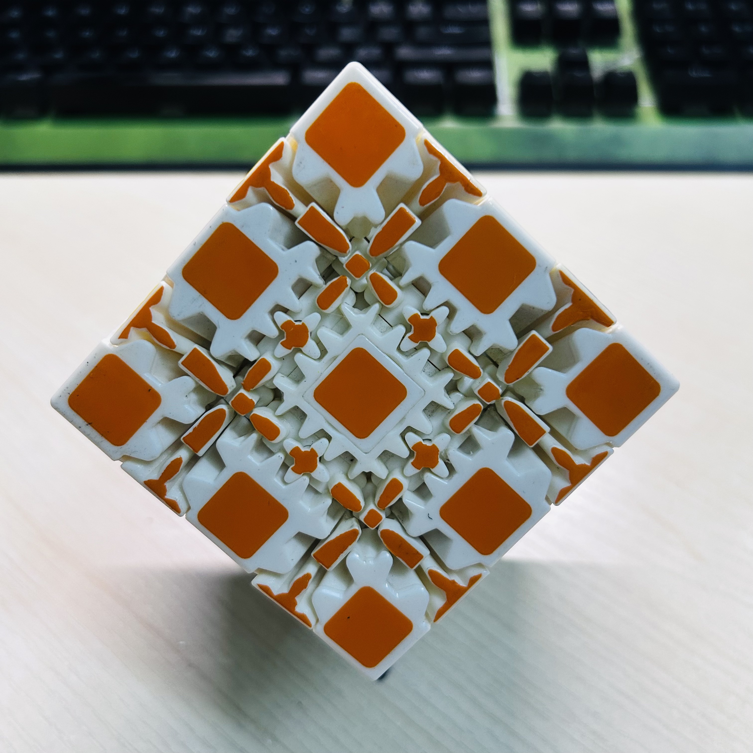 Collection Cube 5x5 Gear Cube  - огляд і ціна Puzzle Blank White