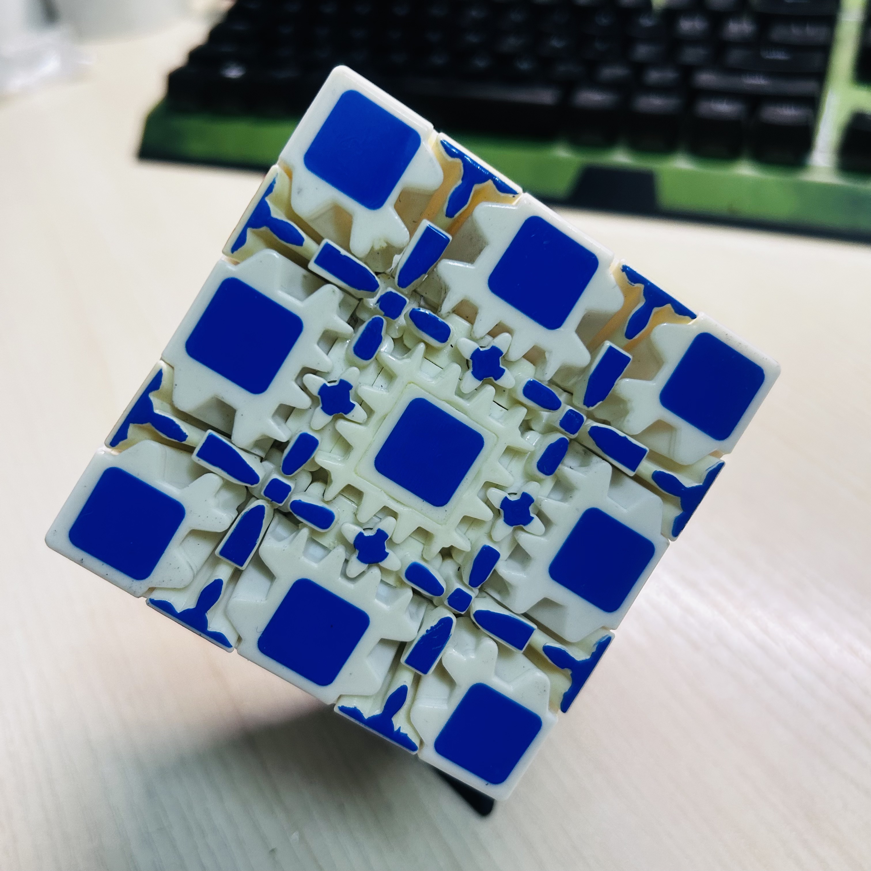 Collection Cube 5x5 Gear Cube  - огляд і ціна Puzzle Blank White