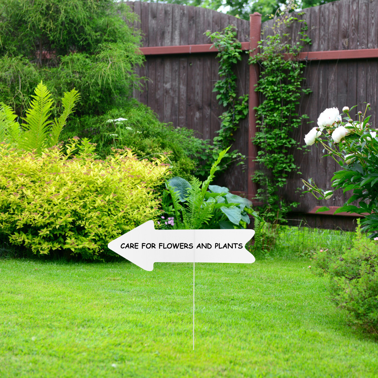 5Pcs Blank Yard Signs with Sta - огляд і ціна Yard Sign Blank