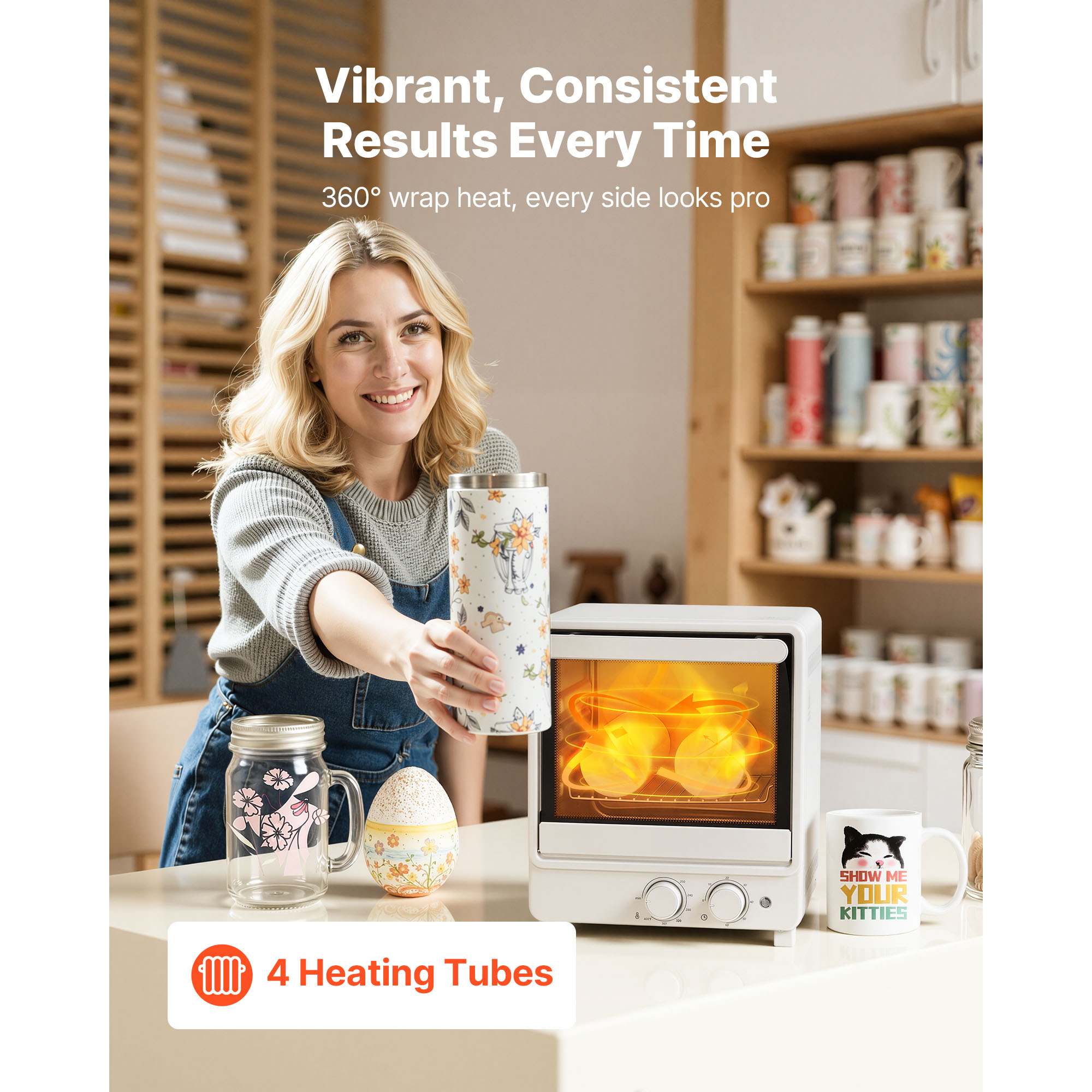 SucceBuy Sublimation Oven Mach - огляд і ціна Sublimation Mug White